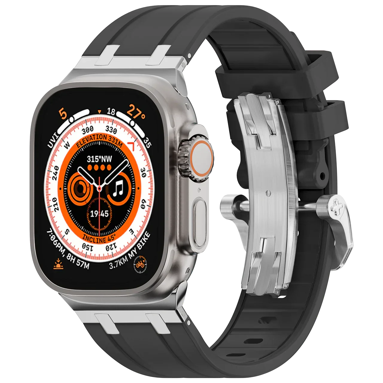 AP Silicone Wristband Fits Apple Watch Adjustable Size 130–220mm