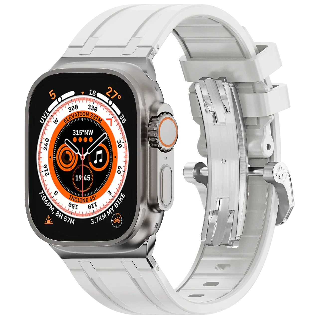AP Silicone Wristband Fits Apple Watch Adjustable Size 130–220mm