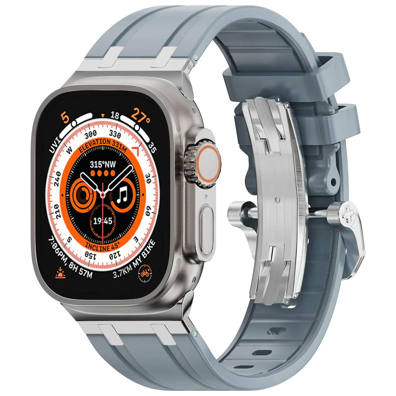 AP Silicone Wristband Fits Apple Watch Adjustable Size 130–220mm