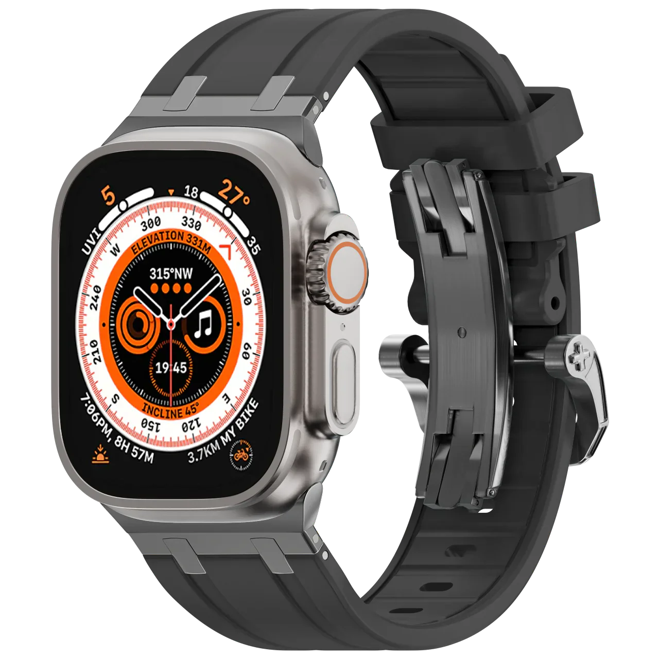 AP Silicone Wristband Fits Apple Watch Adjustable Size 130–220mm