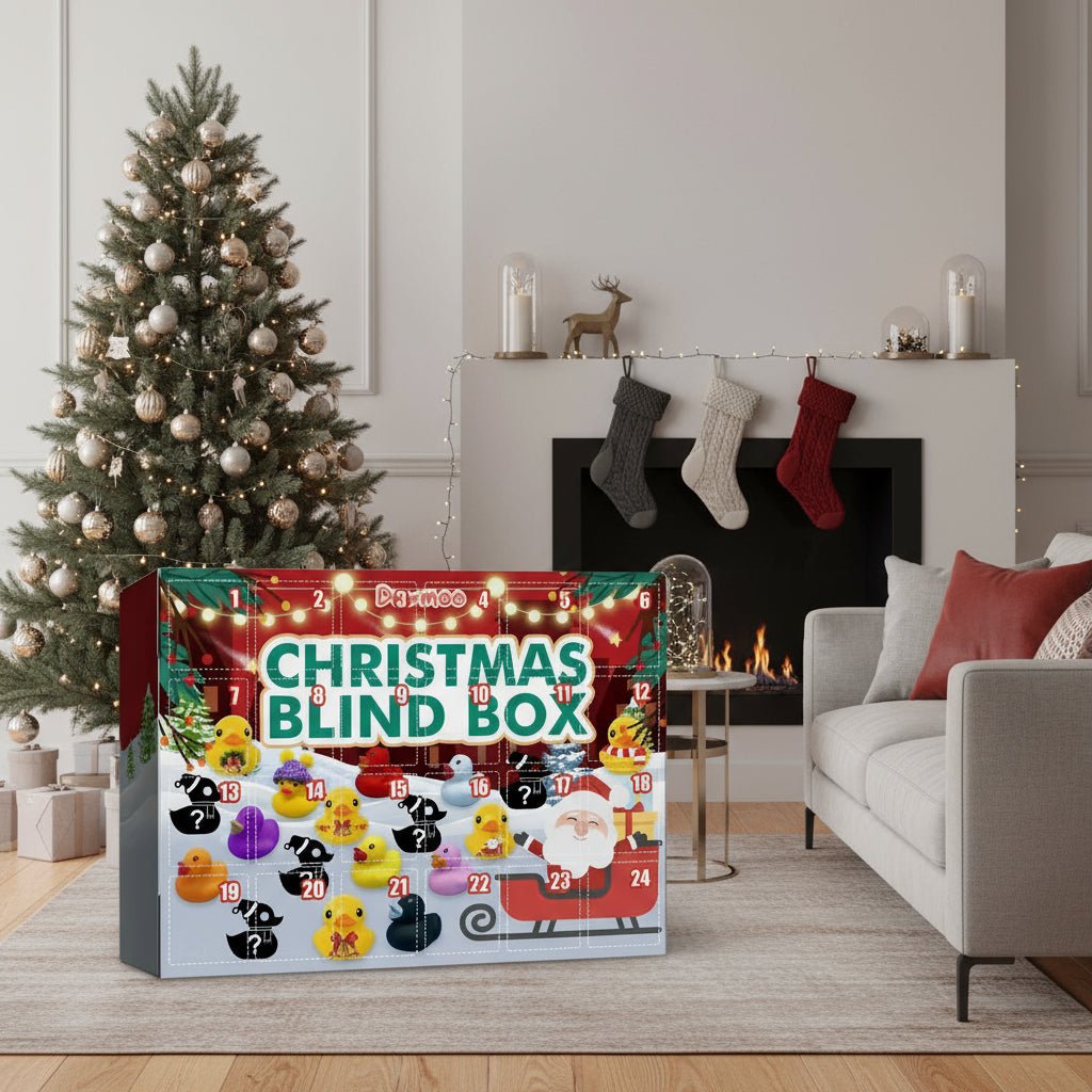 Ducky Joy Adventskalender 2025 mit 24 festlichen Quietsche-Entchen fürs Bad