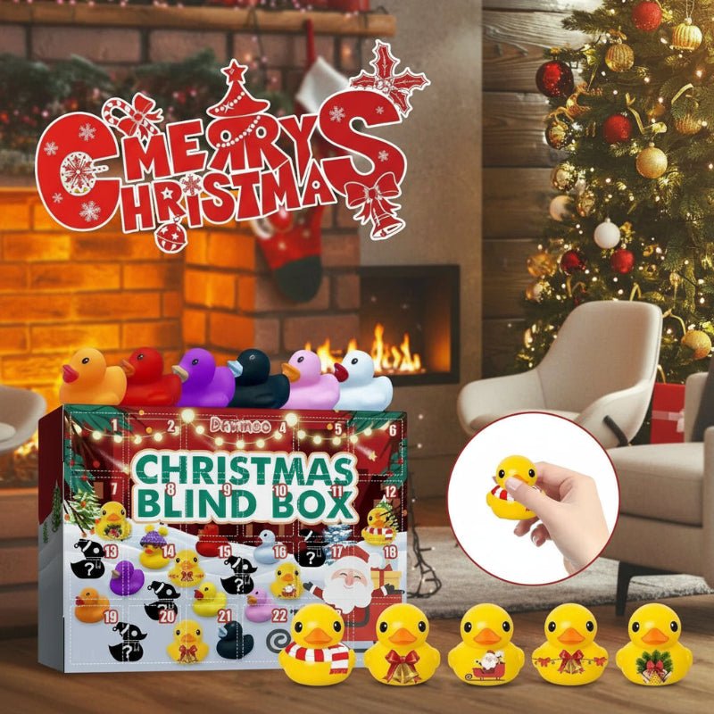 Ducky Joy Adventskalender 2025 mit 24 festlichen Quietsche-Entchen fürs Bad