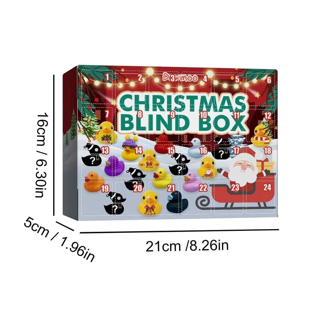 Ducky Joy Adventskalender 2025 mit 24 festlichen Quietsche-Entchen fürs Bad