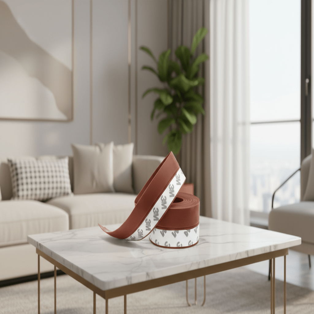 QuietGuard Striscia Isolante Acustica per Porte con Forte Aderenza