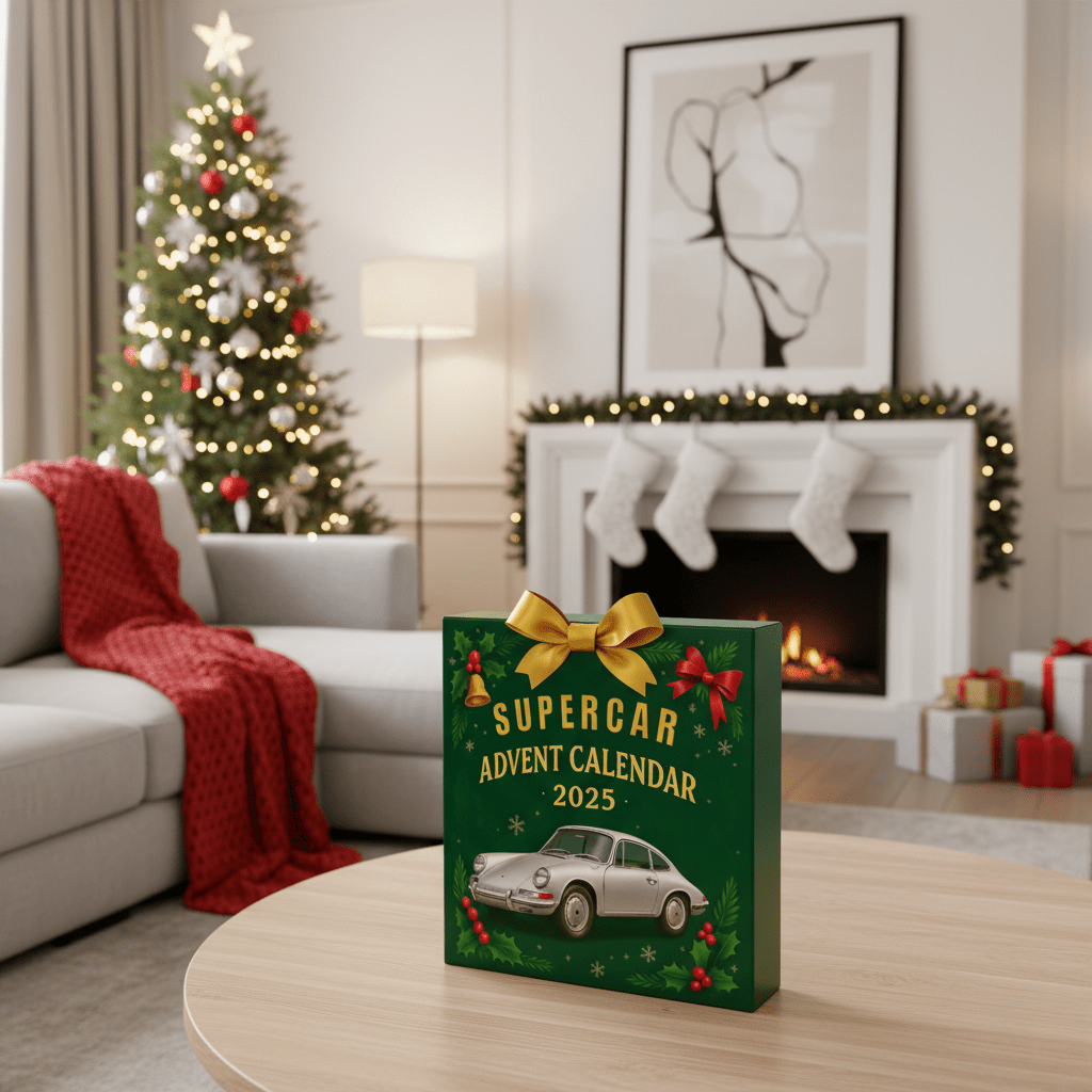 Apex Drive Limited Supercar Advent Calendar With 24 Precise Miniature Models