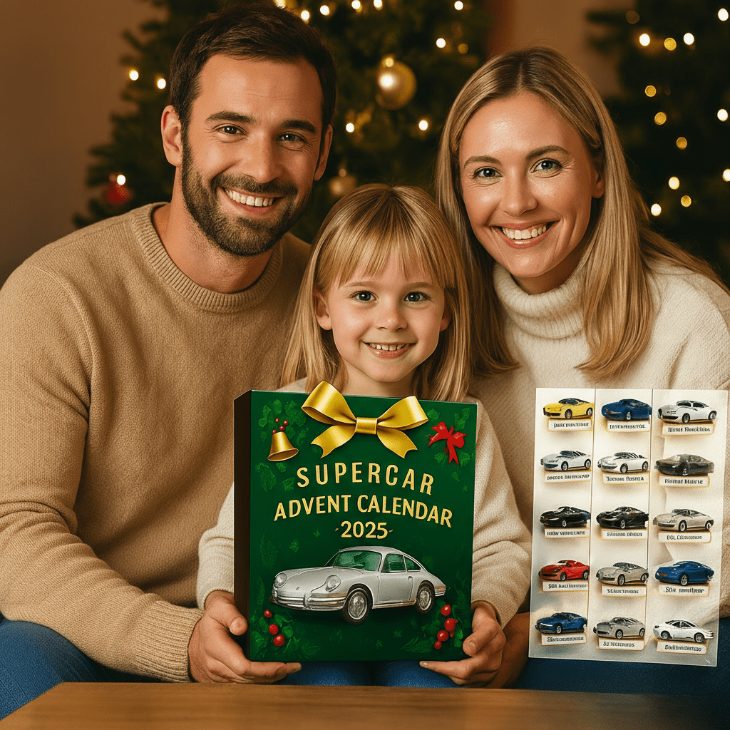 Apex Drive Limited Supercar Advent Calendar With 24 Precise Miniature Models