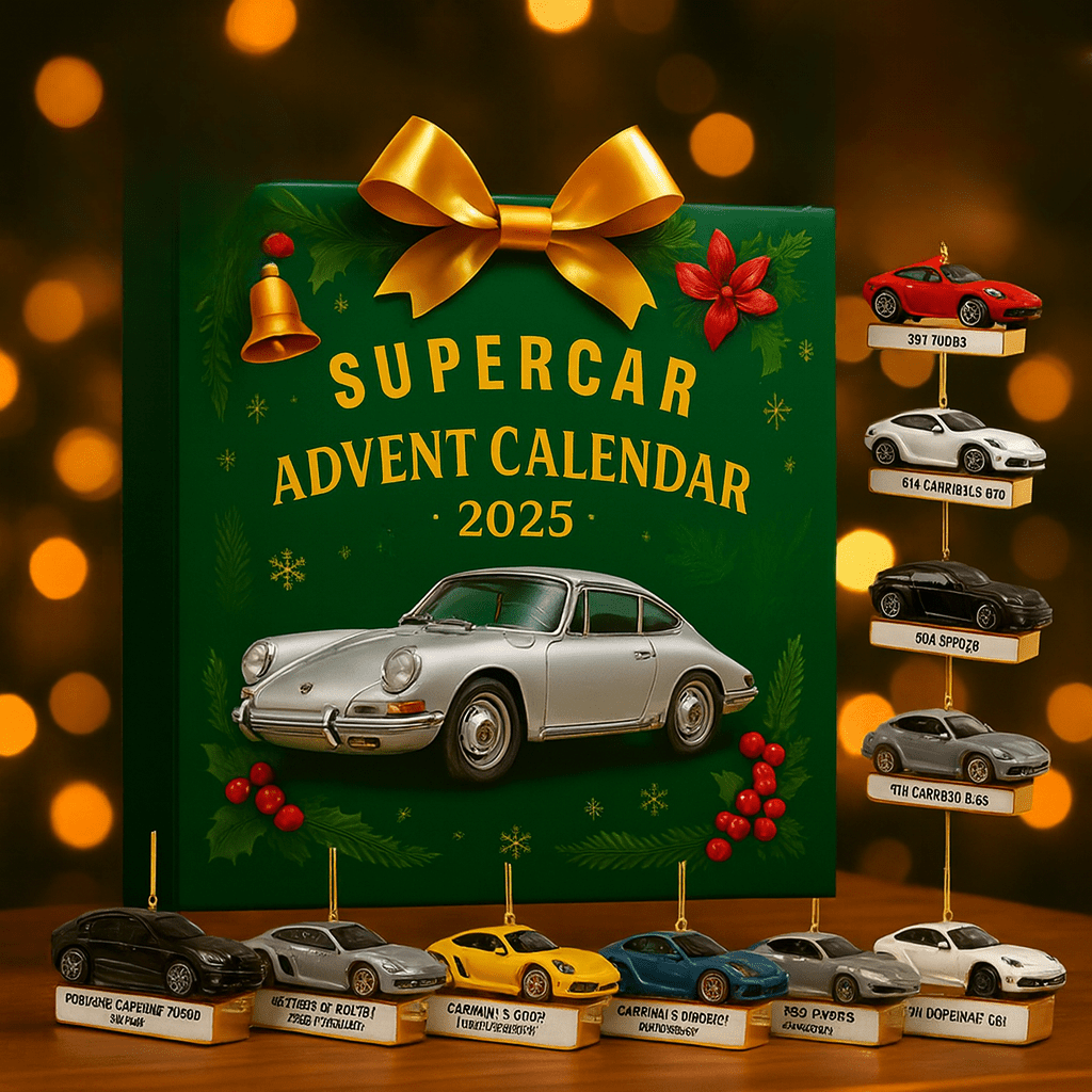 Apex Drive Limited Supercar Advent Calendar With 24 Precise Miniature Models