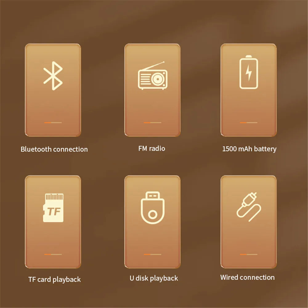 Bluetooth reproduktor RetroGroove Radio s klasickým retro designem