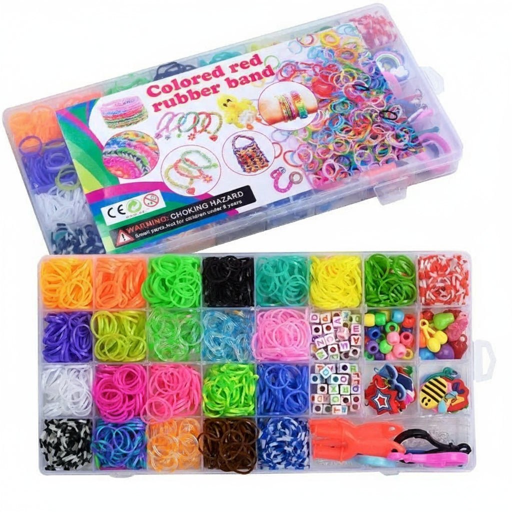LuminaLoops DIY Armbånds-sæt til Børn med Farverige Perler
