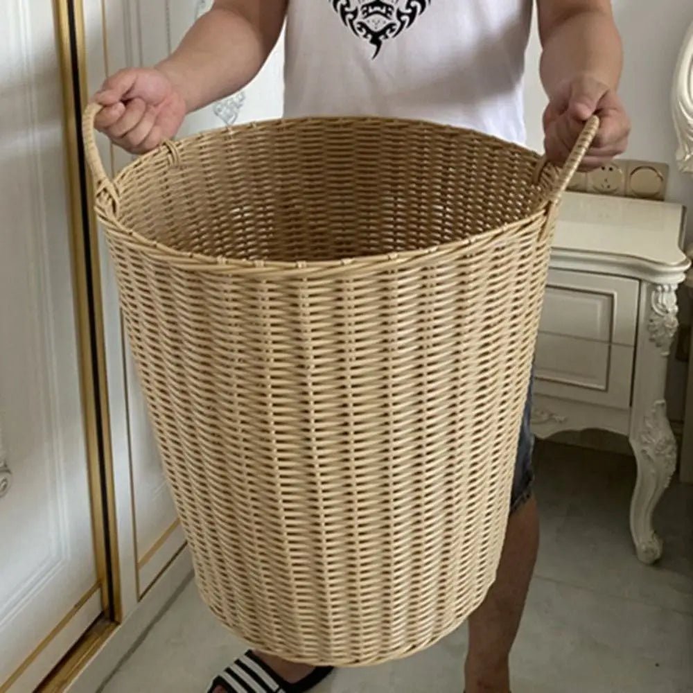 Skládací koš na prádlo HavenRattan ve stylu ratanu pro stylovou organizaci
