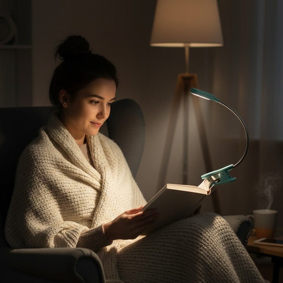LumaFlex Flexible LED-Leseleuchte mit 3 Farbmodi und USB-Ladung