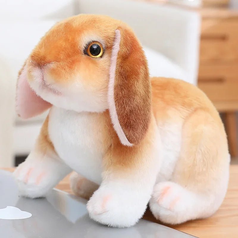 CozyNest Plush Realistic 20 cm Rabbit for Easter and Decoration