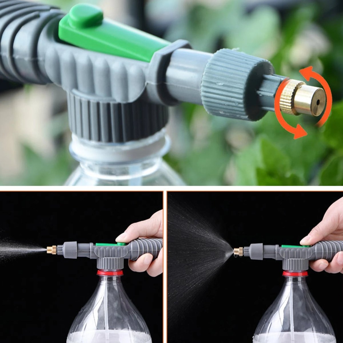 AeroFlex Spray Reusable 360 Degree Air Pressure Bottle Sprayer For Garden Watering