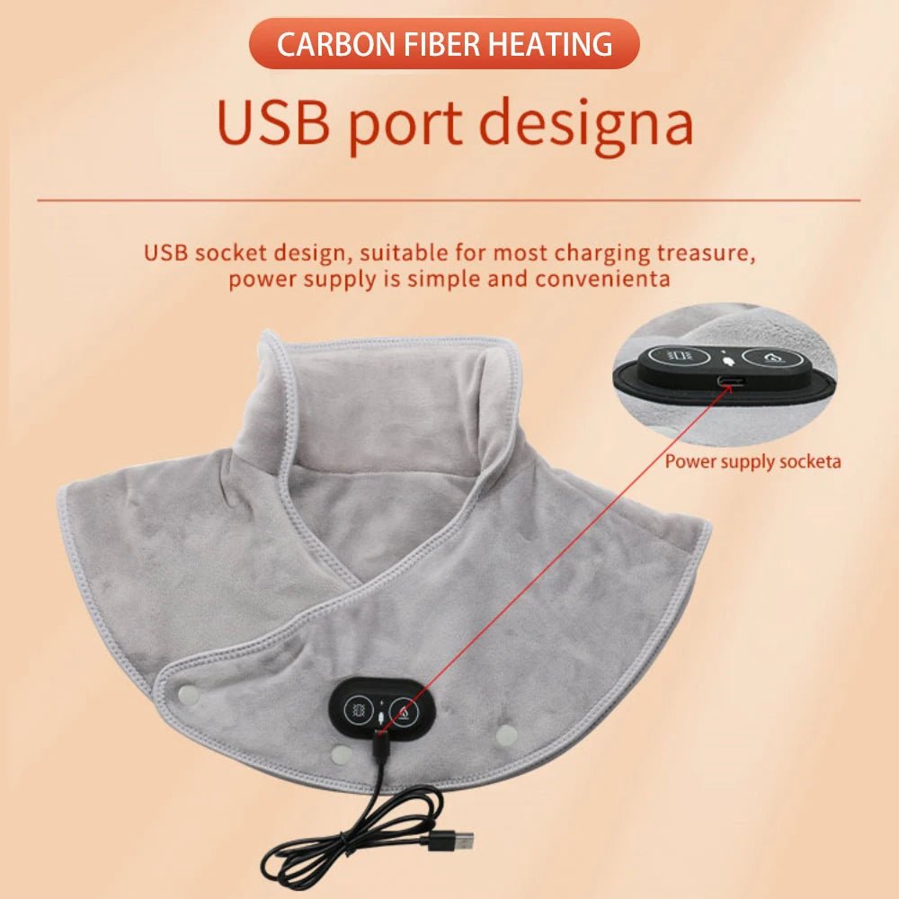 Değişken Isı Modu ve Titreşim Rahatlatma Özellikli NovaTherm USB Boyun Masaj Aleti