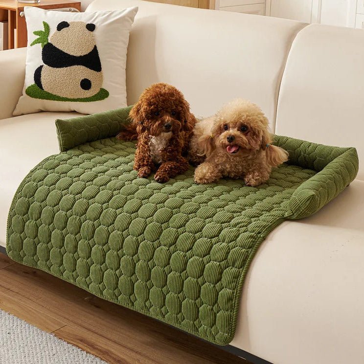 CouchGuard Cozy Non Slip Dog Blanket for Furniture Protection