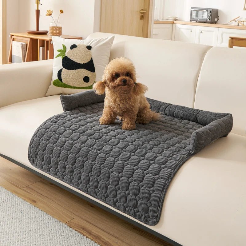 CouchGuard Cozy Non Slip Dog Blanket for Furniture Protection