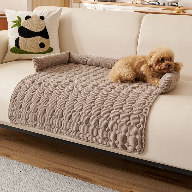 CouchGuard Cozy Non Slip Dog Blanket for Furniture Protection