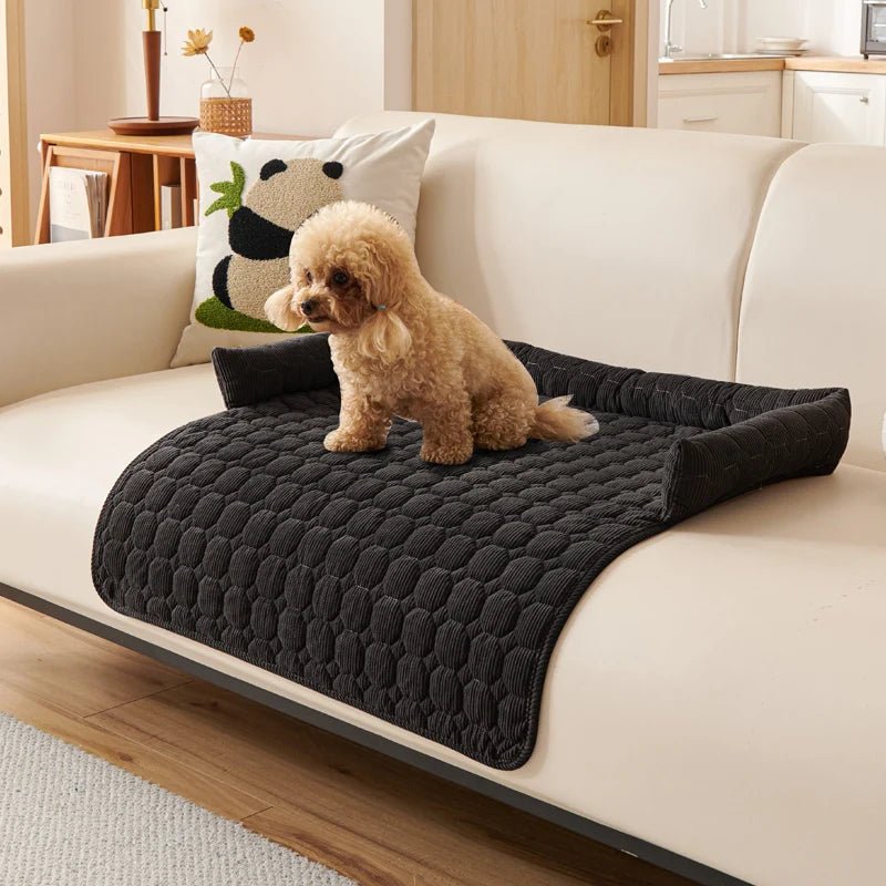 CouchGuard Cozy Non Slip Dog Blanket for Furniture Protection