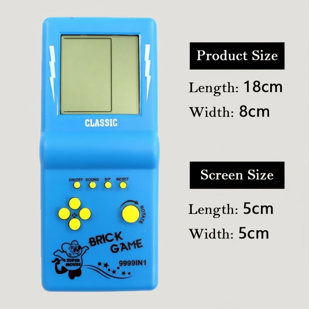 PixelForge Retro 3,5 Tommer Tetris Spillekonsol til Timer af Underholdning