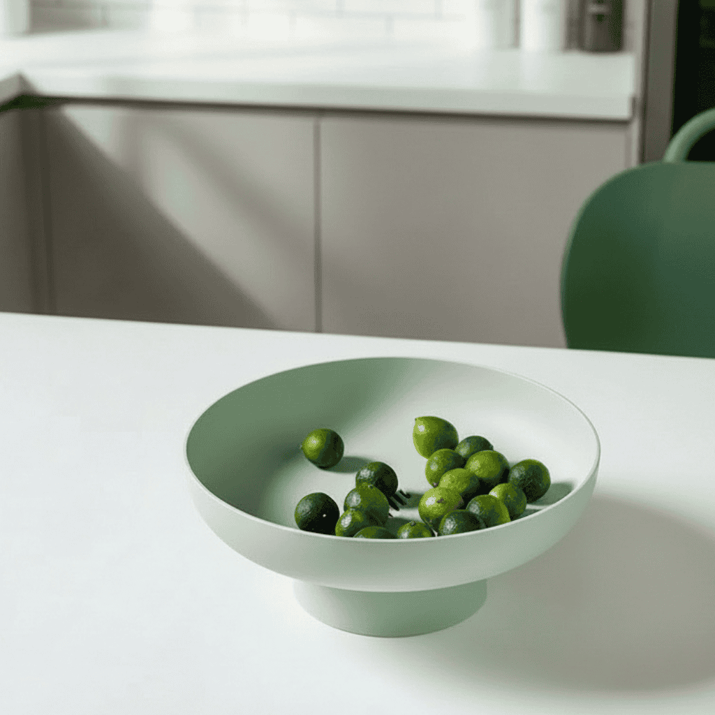 HorizonCraft Hand-Glazed Ceramic Fruit Bowl for Modern and Classic Interiors