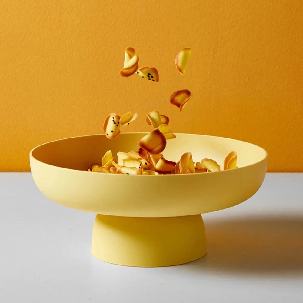 HorizonCraft Hand-Glazed Ceramic Fruit Bowl for Modern and Classic Interiors