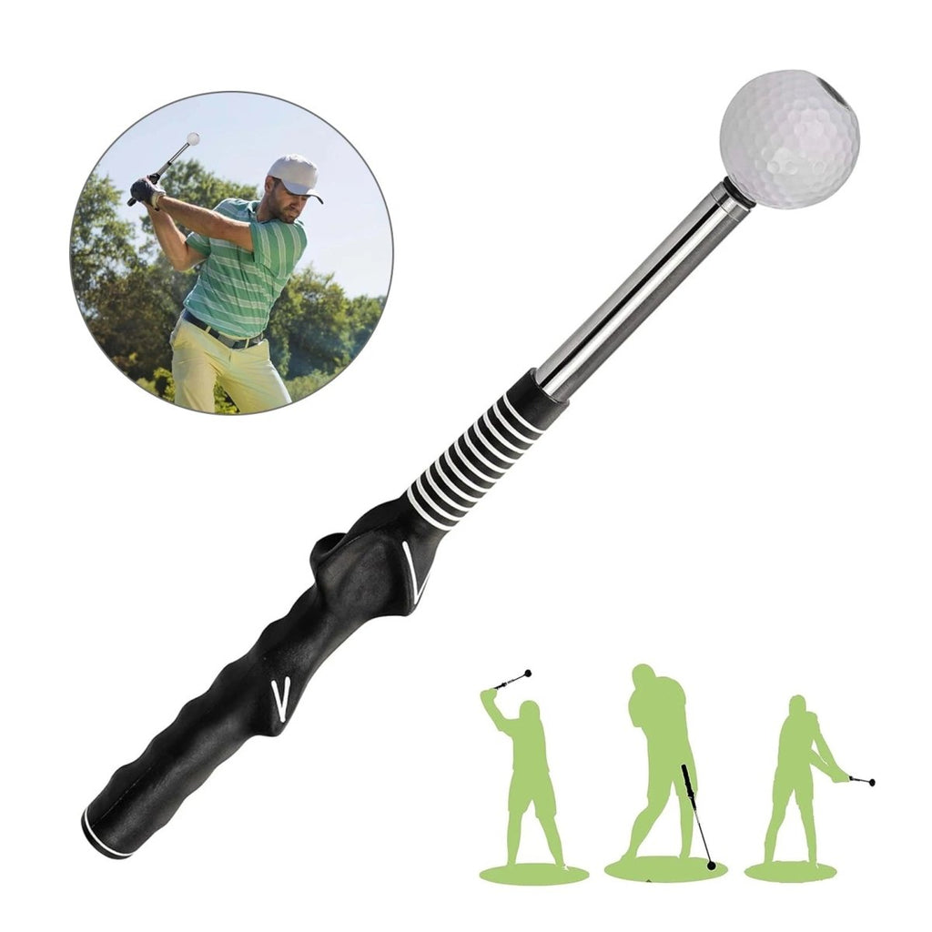 PulseTempo Einziehbarer Golf-Schwungtrainer mit Klick-Feedback