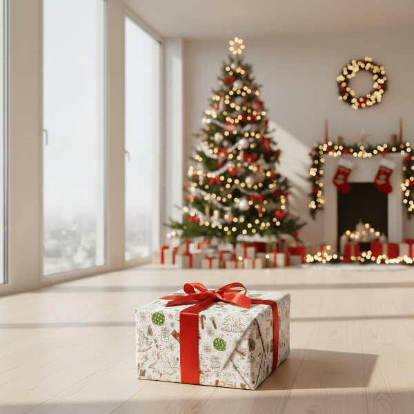 WrapVista Set di Carta Regalo Sostenibile con Nastro di Raso per Ogni Occasione