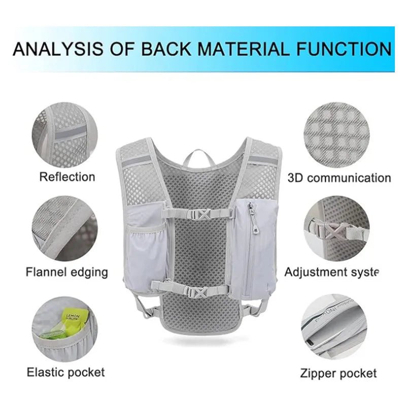 AeroShield Waterproof Reflective Fitness Vest for Running and Road Cycling