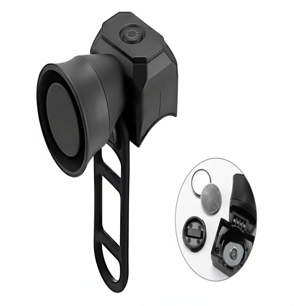USB dobíjecí nepromokavý cyklistický klakson VeloGuard pro bezpečnou jízdu