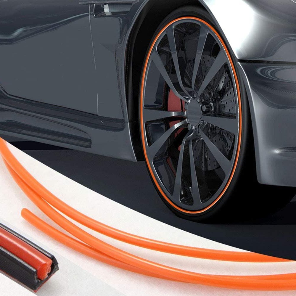 RimGuard Pro Rim Protection Strips With Strong Adhesive Rubber To Prevent Curb Damage
