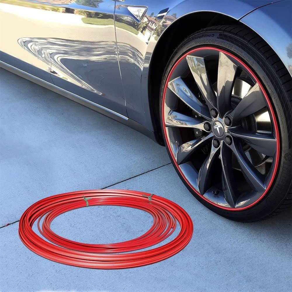 RimGuard Pro Rim Protection Strips With Strong Adhesive Rubber To Prevent Curb Damage