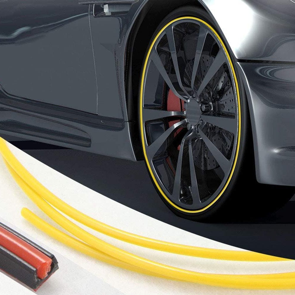 RimGuard Pro Rim Protection Strips With Strong Adhesive Rubber To Prevent Curb Damage