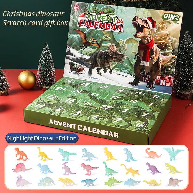 Jurassic Julekalender 2025 med 24 Dino-legetøj