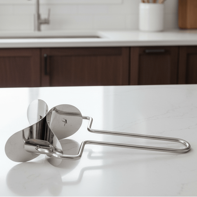 DoughEase Pro Dough Cutter And Roller With Stainless Steel Blade