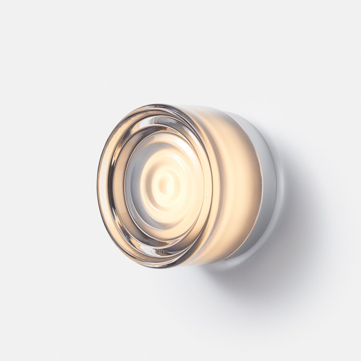 IP65-klassificeret TML Ripple moderne væglampe med hærdet glasskærm og berøringskontakt