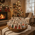 Evergreen Burlap Co 24 Jutetaschen für natürliche Weihnachtspräsentation