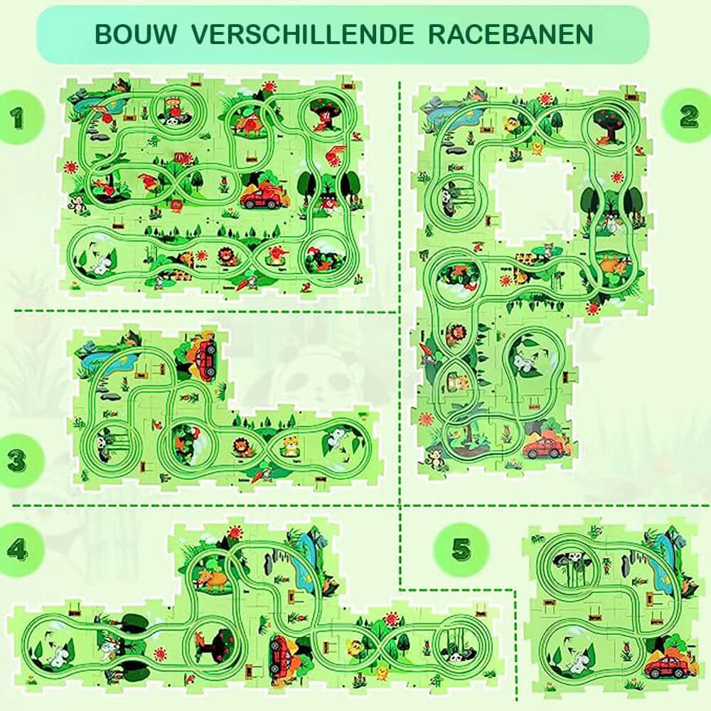 NovaCraft Puzzle závodní dráha - řemesla a hry pro děti