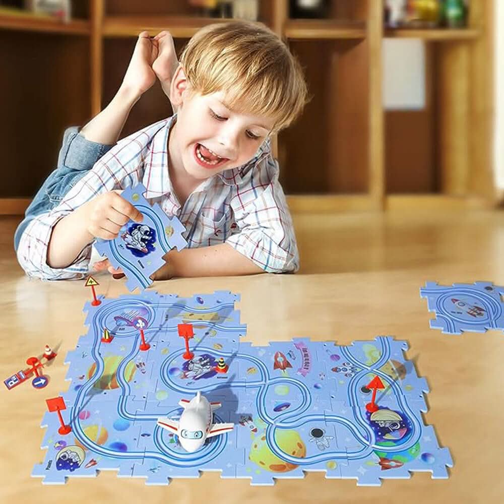 NovaCraft Puzzle závodní dráha - řemesla a hry pro děti