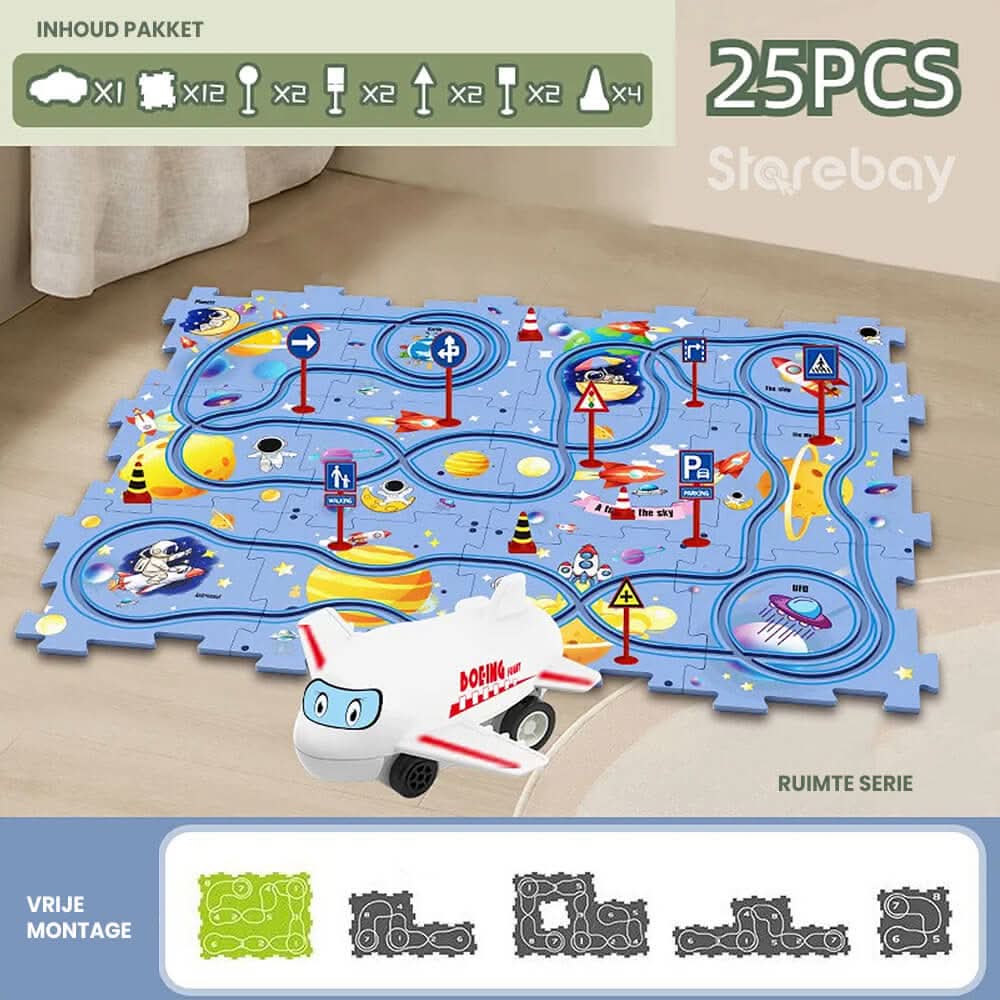NovaCraft Puzzle závodní dráha - řemesla a hry pro děti