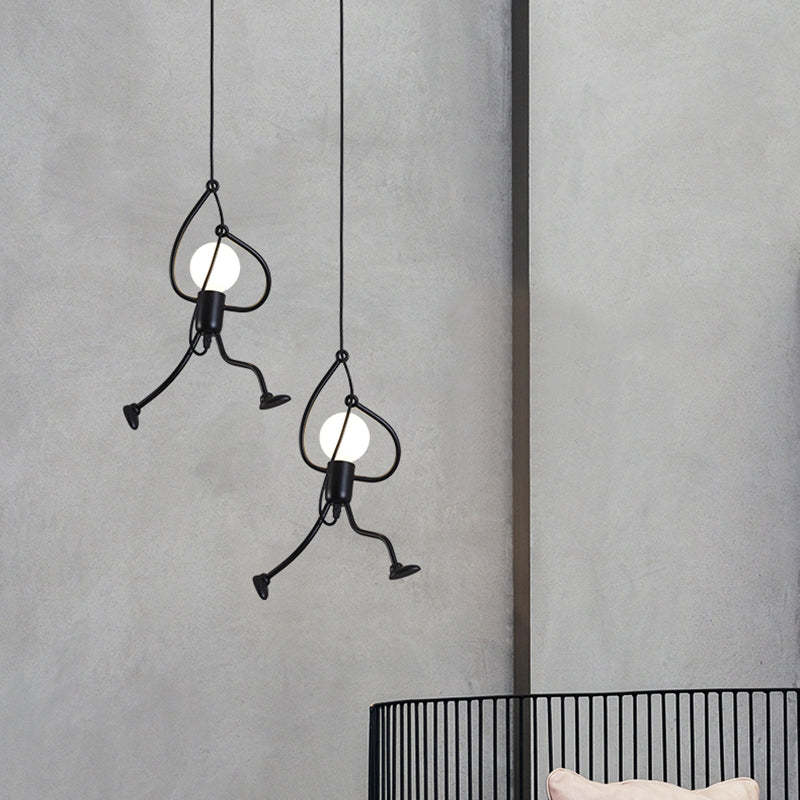 Vintaro Ironhero Vintage Geometric Pendant Light With Charm