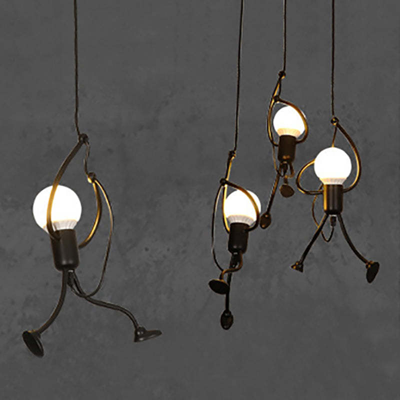 Vintaro Ironhero Vintage Geometric Pendant Light With Charm
