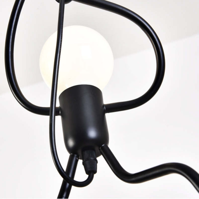 Vintaro Ironhero Vintage Geometric Pendant Light With Charm