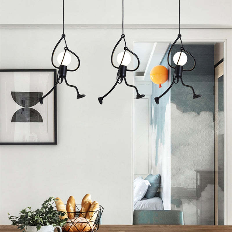 Vintaro Ironhero Vintage Geometric Pendant Light With Charm