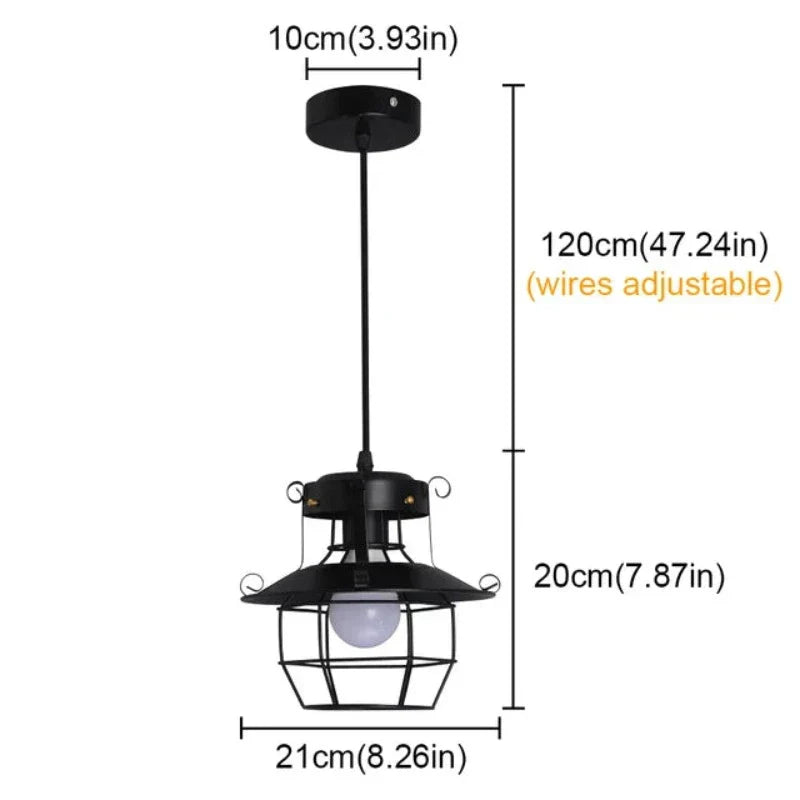 LumenForge Industrial Pendant Ceiling Light Vintage Charm