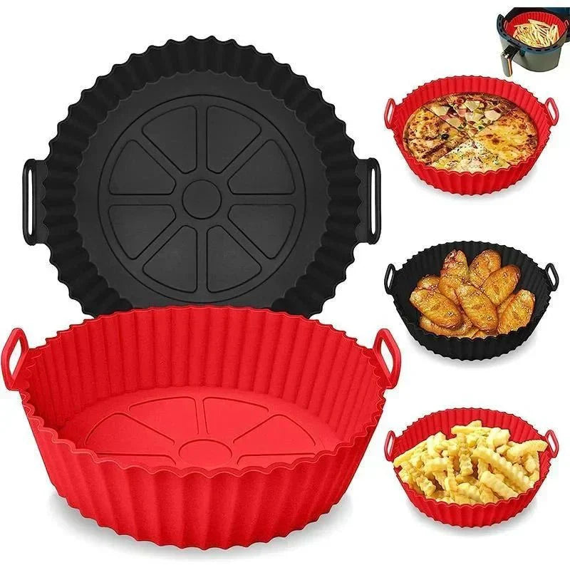EcoGlide Reusable Silicone Air Fryer Insert With Nonstick Surface