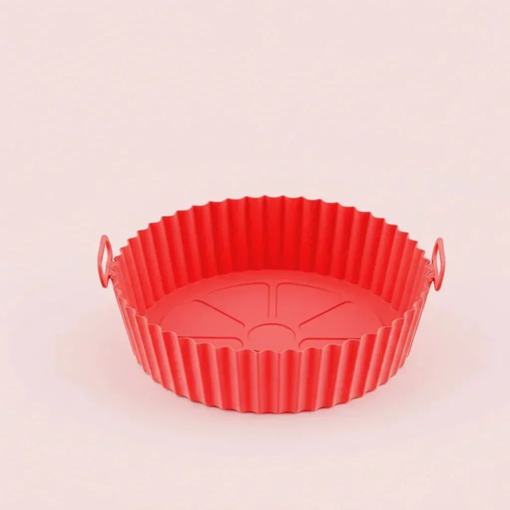 EcoGlide Reusable Silicone Air Fryer Insert With Nonstick Surface