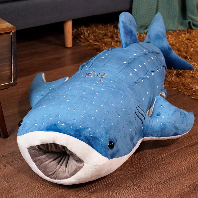 Giant Whale Shark Plush Toy For Snuggling Collecting And Playtime