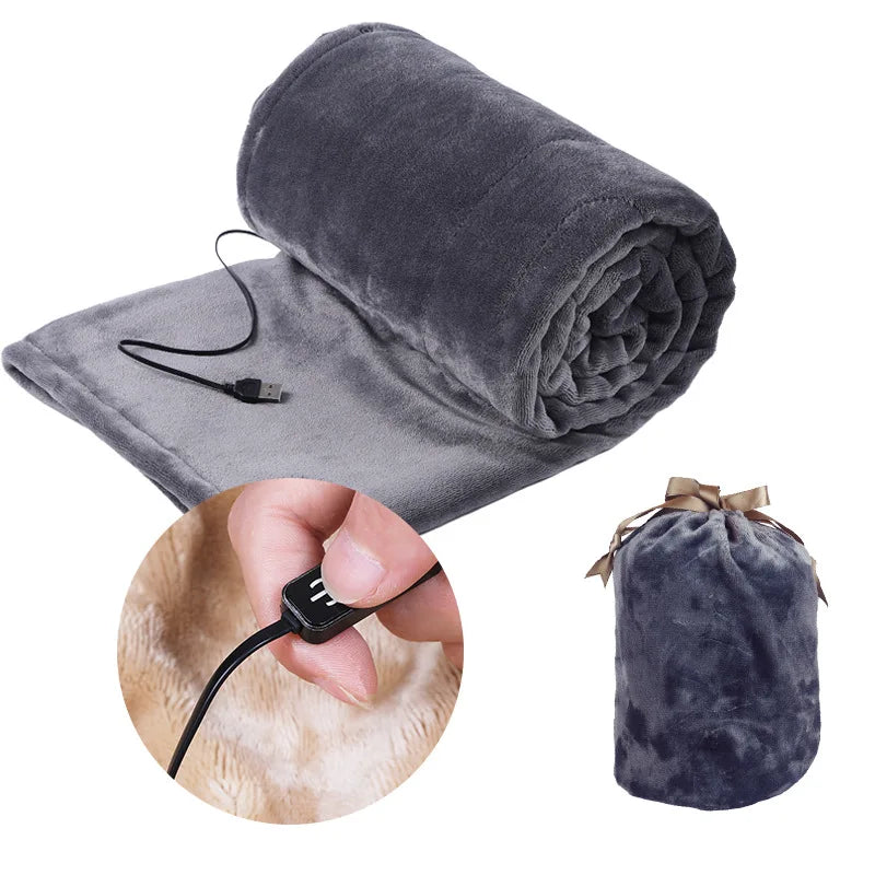 Thick 5V Heated Blanket For Bed And Travel From HeatNest