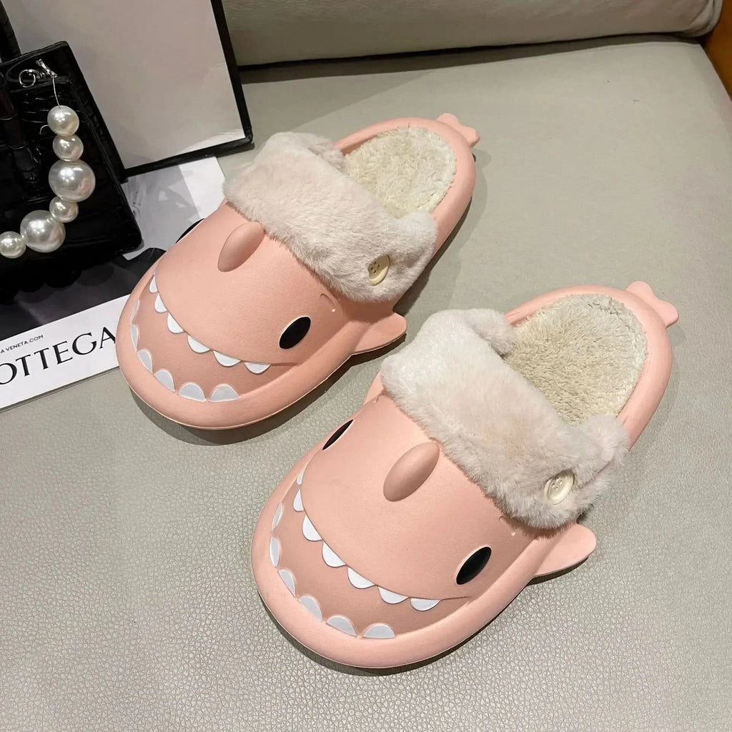 FinFriend Playful Shark Slippers For Warm And Stylish Winter Evenings At Home
