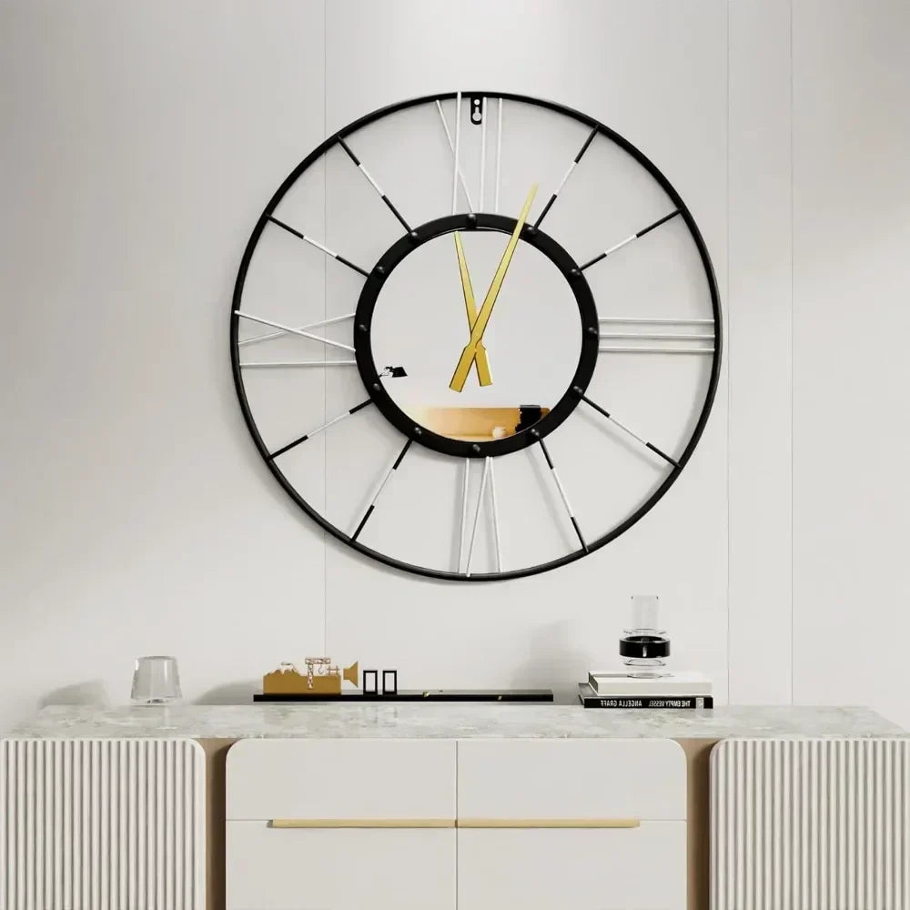 MetalDesign Contemporary Wall Timepiece For Interior Decor